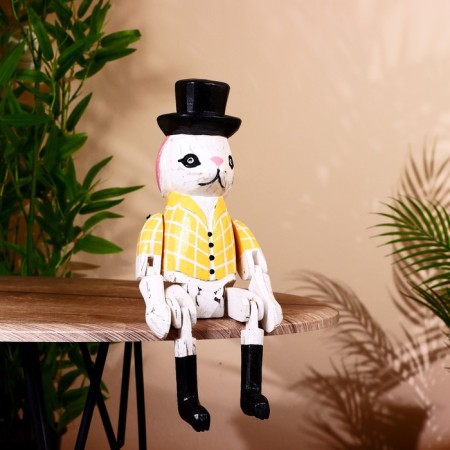 Souvenir "Rabbit magician" hanging paws, tree 38 cm