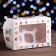 Packaging for 6 cupcakes with a window "Christmas House", 25 x 17 x 10 cm