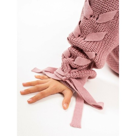 Свитер для девочки Amarobaby Knit Wear, рост 140 см, цвет пудровый-11