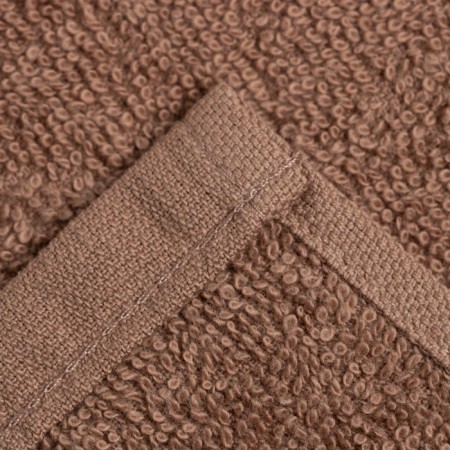 Terry towel "Ethel" 30x30 cm, color light chocolate, 100% cotton, 340 g/m2-3