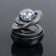 Assessoir on a panel with a flavor, gravitational rings, rotates from the sun, planet, black