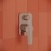 Hidden installation mixer IDDIS RAY RAYSB02I67, with a tropical shower and manual shower