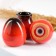 Set for spices "premium crooked" 5 items, red