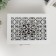 Casket tree with divisions "White openwork flowers" 17x24x7 cm