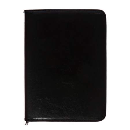 Business folder, artificial leather, 360 x 260 x 30 mm, handle "luxury" brown 6d011-2