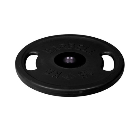 Olympic disk with handles d = 51 mm black 15 kg