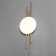 Bra "Nova" LED 3000K-6000K gold 52x16.5x16.5cm