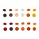Acrylic paint, set of 30 colors x 3 ml, calligrata, in a package, frost -resistant