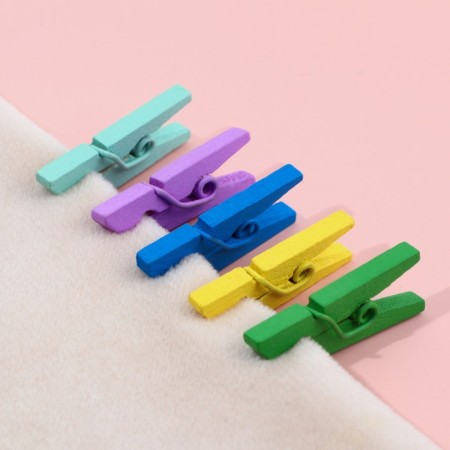 Brongs for sewing, 2.5 × 0.7 × 0.3 cm, 18 pcs, color colorful-2