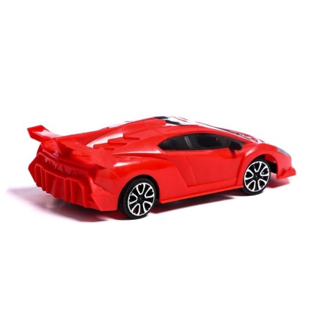 Radio -controlled car "Supercar", works on batteries, red color-2