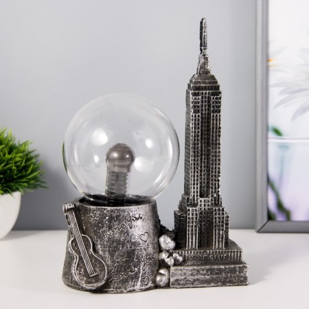 Plasmic ball "Empayer Steit" gray 14x8x20 cm Risalux-1