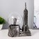 Plasmic ball "Empayer Steit" gray 14x8x20 cm Risalux