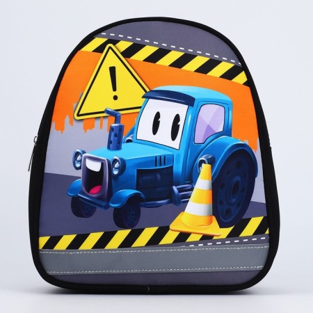 Baby backpack for the boy "Tractor", 27x23 cm-2