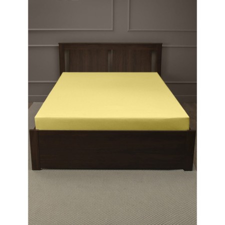 AMORE Mio elastic sheet, size 90x200x20 cm, yellow color