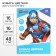Color paper, A4, 16 sheets, 16 colors, non -stated, bilateral, on paper, 48 g/m², Avengers