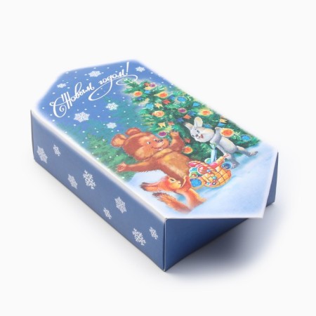 Tmachry Ethel "New Year postcard" 30x60 cm, 100% HL, 340 g/m2-4
