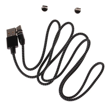 Luazon LN-6, MicroUSB/Type-C/Lightning-USB, 1 A, 1 m, magnetic connector,-3