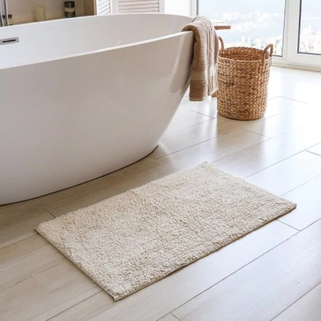 Arya Rosemary bathroom mat, 50x80 cm, beige color-6