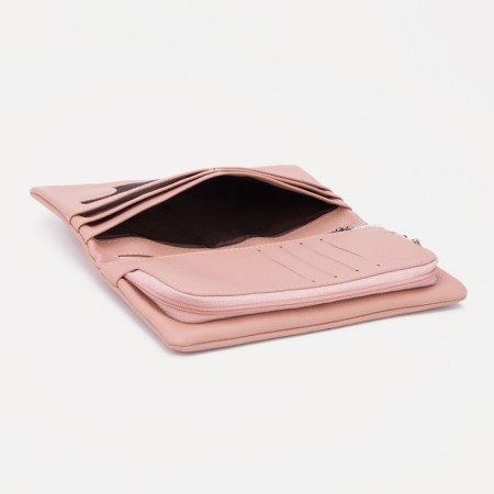 Women's wallet on magnets, powder color-2