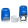 Equipment for round printing automatic Colop Printer R30, diameter 30 mm, with a lid, blue body