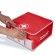 Homemade Kids Safe, 34x34x16 cm, 21 cells, red