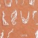 Nail stickers "veil", white color