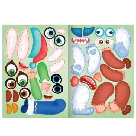 Book with stickers "New Year's face"-4
