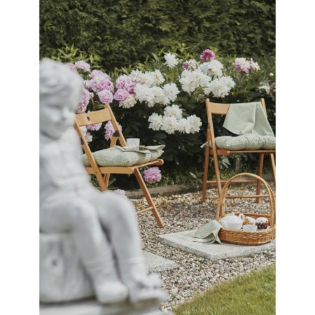 Pillow for shakespeare chair, size 40x40 cm, green color-8