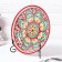 Largan Rishtan ceramics "Flowers", 25 cm, red