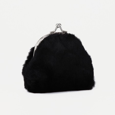 Women's wallet on the farmar, black color