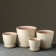 Set of pots "Gloss Bud" white-gold, 4 subjects 1 /2 / 3.8 / 5.4 liters