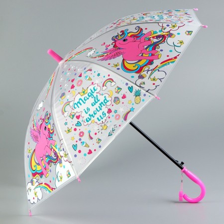 Children's umbrella "Rainbow Unicorn" 84 × 84 × 67 cm
