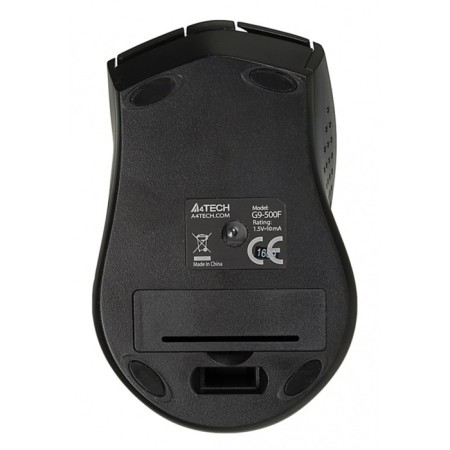 Mouse A4Tech V-Track G9-500f Black Optical (1200DPI) Wireless USB1.1 (4BUT)-1