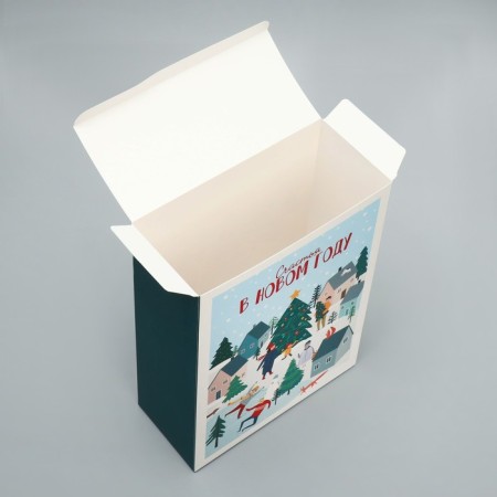 Folding box "New Year", 22 x 30 x 10 cm, new year-3