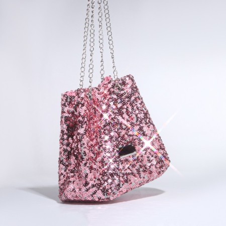 Bag-clate on the magnet, the color is pink