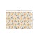A set of napkins for setting a festive fox table, rectangular, rounded edges, size 30x46 cm, 4 pcs