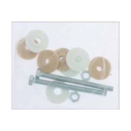 Reinforcement for flush tanks "RBM" AS-16.3M, "Stop Shti", with lateral eyeliner, button chromium-3