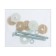 Reinforcement for flush tanks "RBM" AS-16.3M, "Stop Shti", with lateral eyeliner, button chromium