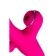 Vibroostimulator 3 in 1 Jos Tripling, 21 cm, silicone, pink color