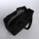 Cosmetic bag with lightning, black color
