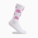 Socks grl pwr, white color, size 25-27 (40-42)
