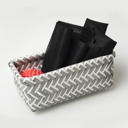 Woven basket for storage, 21x10x8 cm-4