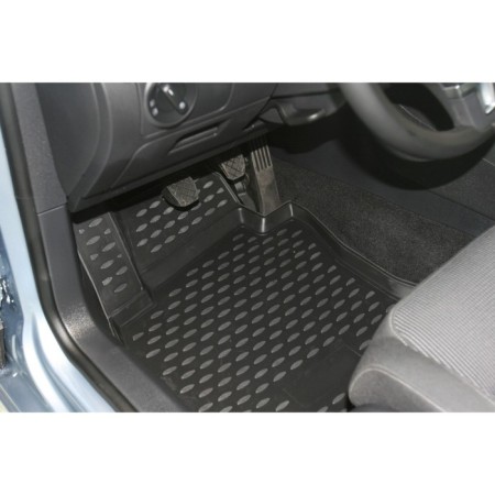 3D mats in the salon VW Golf VI 04/2009-2016, 4 pcs. (polyurethane)-1
