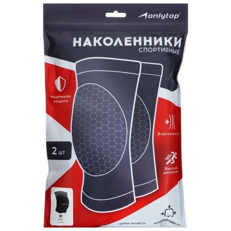 Volleyball knee pads onlytop, p. M, black color-1
