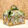 New Year. Gift box "New Year's charm" is a small casket 18.5 x 12.5 x 19cm.