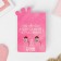 Children's clips "chosen" bunny, pink color