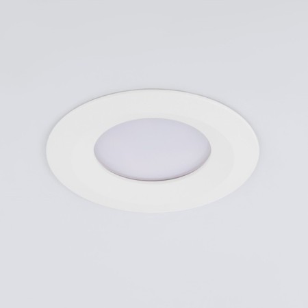 Interceptible Lamp Elektrostandard, Dial, 77x77x25 mm, GU10, white color-4