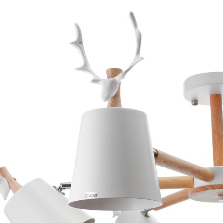 Chandelier 1073/6wt E27 60W white 85x85x50 cm Bayerlux-3