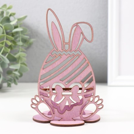 Standing for the egg "Bunny" 8.5x8.5x14.5 cm (set 4 parts) purple-4