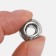 Cord lock, d = 6 mm, 5 pcs, silver color